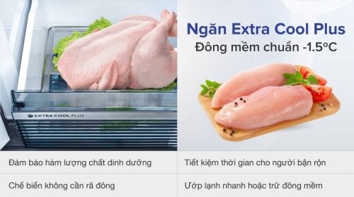 Tủ lạnh Sharp Inverter 525L 4 cửa SJ-FX600V-SL