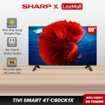 Smart Tivi Sharp 60 inch 4T-C60CK1X 4K Ultra HD
