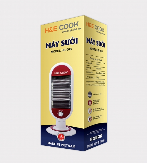 Máy  sưởi cao cấp H&E COOK HE06S-X/D